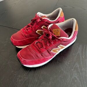 NEW BALANCE MEN'S 501 RUNNING SHOES RED SIZE 13